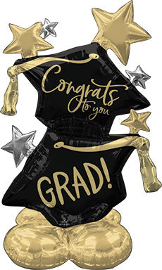 51in AirLoonz Congrats to You GRAD Foil Multi-Balloon (PKG)