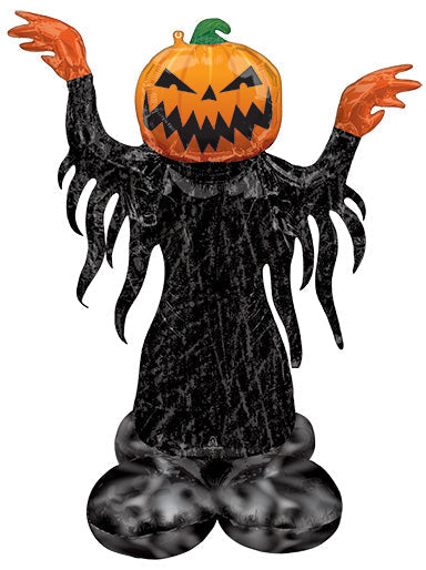 53in AirLoonz Pumpkin Head Ghost Foil Multi-Balloon (PKG)