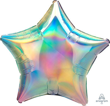 Iridescent Pastel Rainbow STAR - Individually Retail Packaged