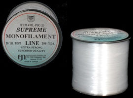 20Lb. Test Clear Monofilament (280 yard Spool)