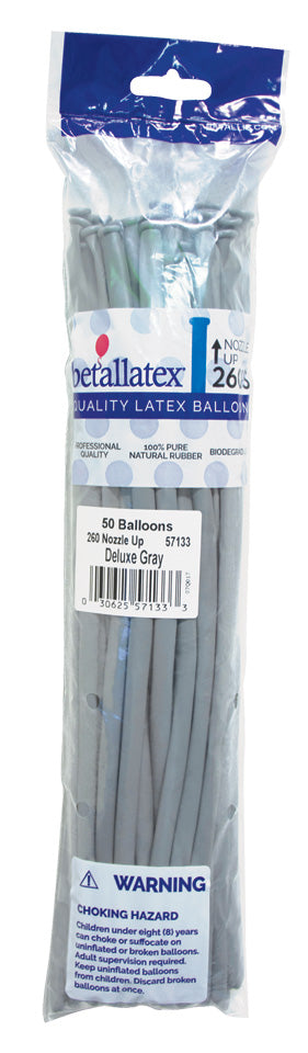 260b GREY - Nozzle Up Betallatex/Sempertex (50ct)