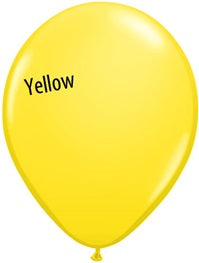 11in YELLOW Qualatex Plain (100ct)