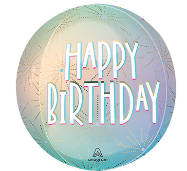 Pastel Dream BIRTHDAY - ORBZ Foil Balloon - IRP