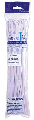 260b Pastel Matte LILAC - Nozzle Up Betallatex/Sempertex (50ct)