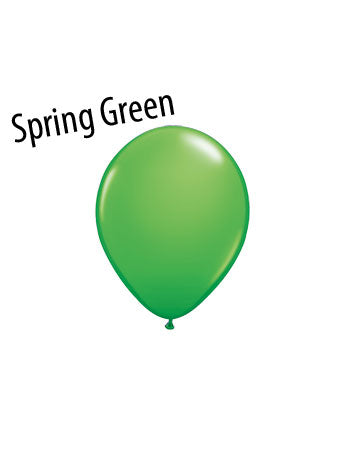 5in SPRING GREEN Qualatex Plain (100ct)