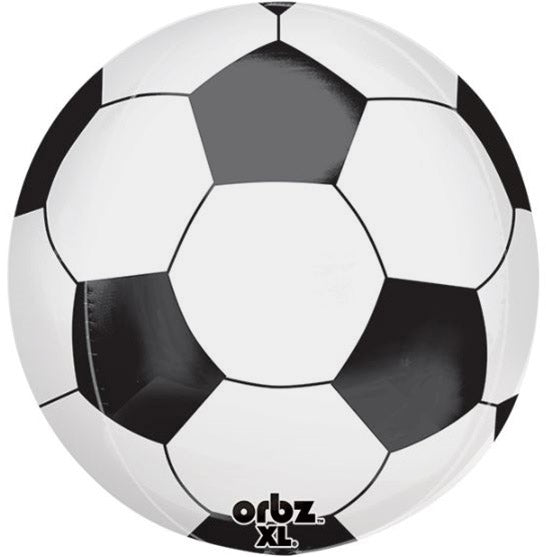 SOCCER Ball - ORBZ Dimensional Round Foil Balloon - IRP