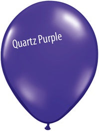 11in QUARTZ PURPLE Qualatex Plain (100ct)