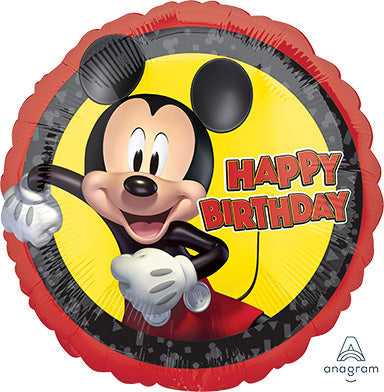 MICKEY MOUSE Forever Birthday - Standard HX - Foil Balloon - Pack of 10