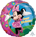 MINNIE Happy Birthday - Standard HX - Foil Balloon - Pack of 10