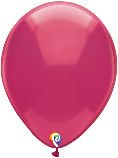 12in CRYSTAL FUCHSIA Funsational Latex Balloons 50ct