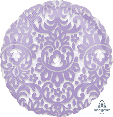 LILAC Design Decor - See-ThruRound Foil Balloon - Pack of 10