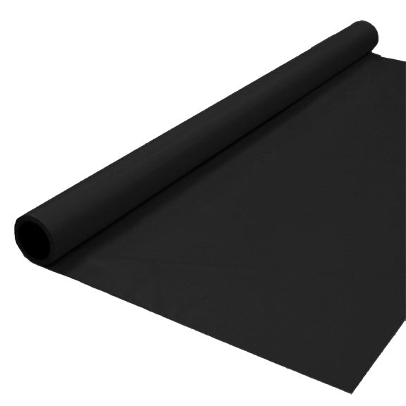 BLACK Banquet Roll - 40in x 150ft Heavy Duty Plastic