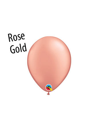 5in ROSE GOLD Qualatex Plain (100ct)