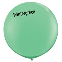 3ft WINTERGREEN Qualatex Plain (2ct)