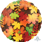 Colorful LEAVES - Standard HX - Foil Balloon