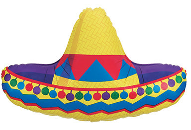 32in Sombrero (PKG) Foil Balloon