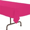 HOT PINK Table Cover - 54x108in - Heavy Duty Plastic