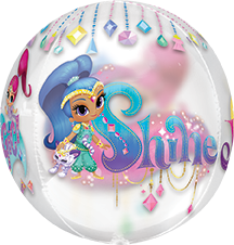 SHIMMER & SHINE - ORBZ Dimensional CLEAR Round Balloon (PKG)