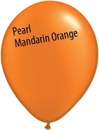 11in PEARL MANDARIN ORANGE Qualatex (100ct)