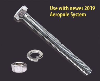 New AeroPole System Replacment PIN Set - Sold Individually Includes: 1 each - Shaft, Bolt, Locking