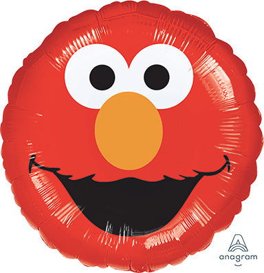 ELMO Smiles - Standard HX - Round Foil Balloon - Pack of 10