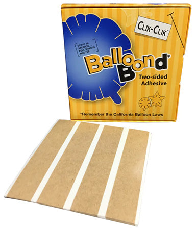 BALLOON BOND 216-5inch Pieces - Double sided balloon adhesive