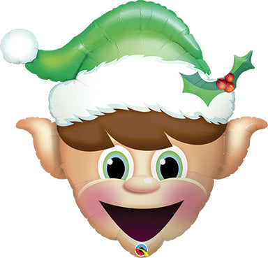 35in CHRISTMAS Elf - Foil Balloon (PKG)