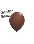 5in CHOCOLATE BROWN Qualatex Plain (100ct)