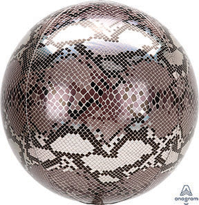 SNAKE SKIN PRINT ORBZ Foil Balloon