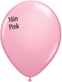 16in PINK Qualatex Plain (50ct)