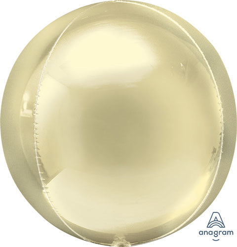 PASTEL YELLOW ORBZ Foil Balloon (PKG)