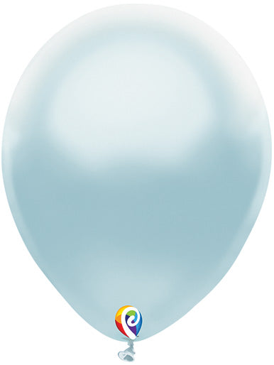 12in PEARL BABY BLUE Funsational Latex Balloons (50ct)