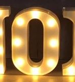 8 inch Party Marquee Letter/Number O