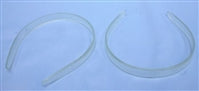 ½ inch CLEAR Plastic Headbands