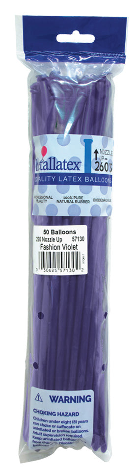 260b VIOLET - Nozzle Up Betallatex/Sempertex (50ct)