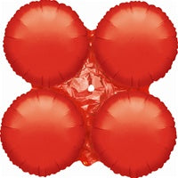 29in RED - MagicArch LARGE - Foil Balloon - Pack of 5