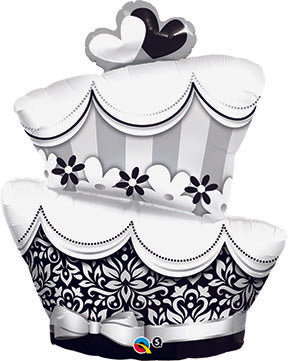 44in Fun & Fabulous Wedding CAKE - Shape Foil Balloon (Pkg)