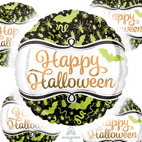 HALLOWEEN Creepy Critters - Standard HX - Round Foil Balloon (IRPKG)