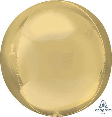 WHITE GOLD ORBZ Foil Balloon (PKG)