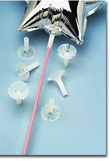 CLEAR Cello Balloon Cups (100ct) For use with 9in & 14in Foil/ Latex Balloons