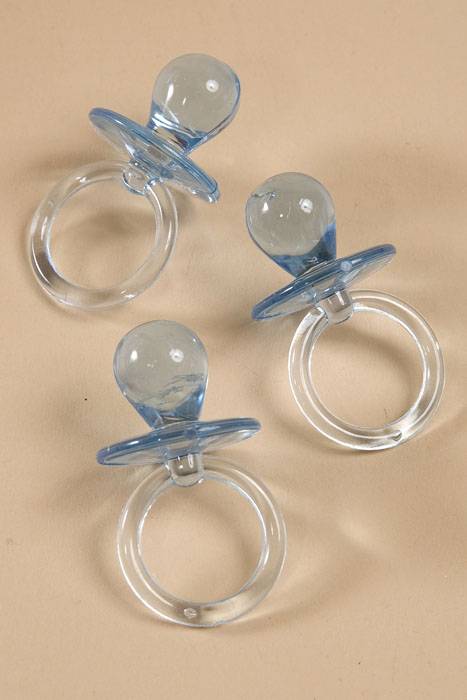 Baby Boy 2.5" Blue Pacifier 12pc