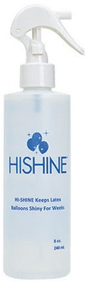 HI-SHINE 8oz Bottle with Sprayer - Latex Balloon Treatment