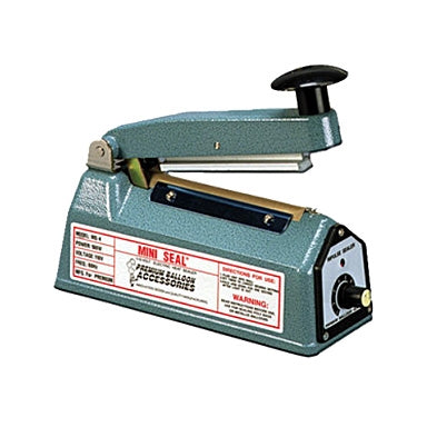 4in Mini HEAT SEALER For Sealing Small Inflated Foil or PolyBags (comes with extra wire rep