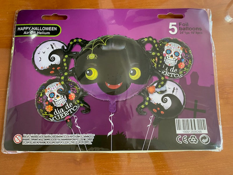 Winner Party Smiling Spider Halloween Bouquet 5ct