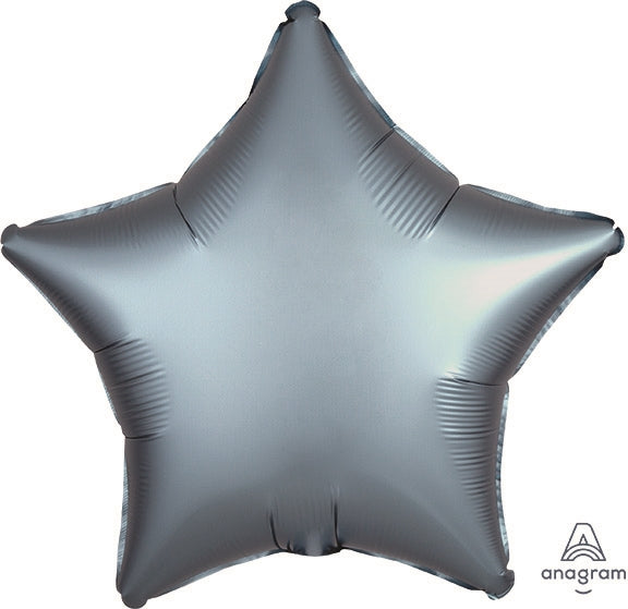 19 inch Satin Luxe STEEL BLUE Foil Balloon