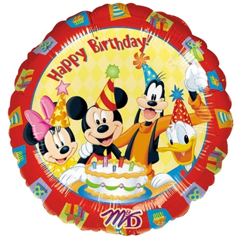 Anagram 18" Mickey & Friends Happy Birthday Balloon