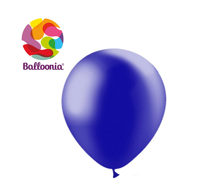 12" Metallic Navy (50ct) - Balloonia