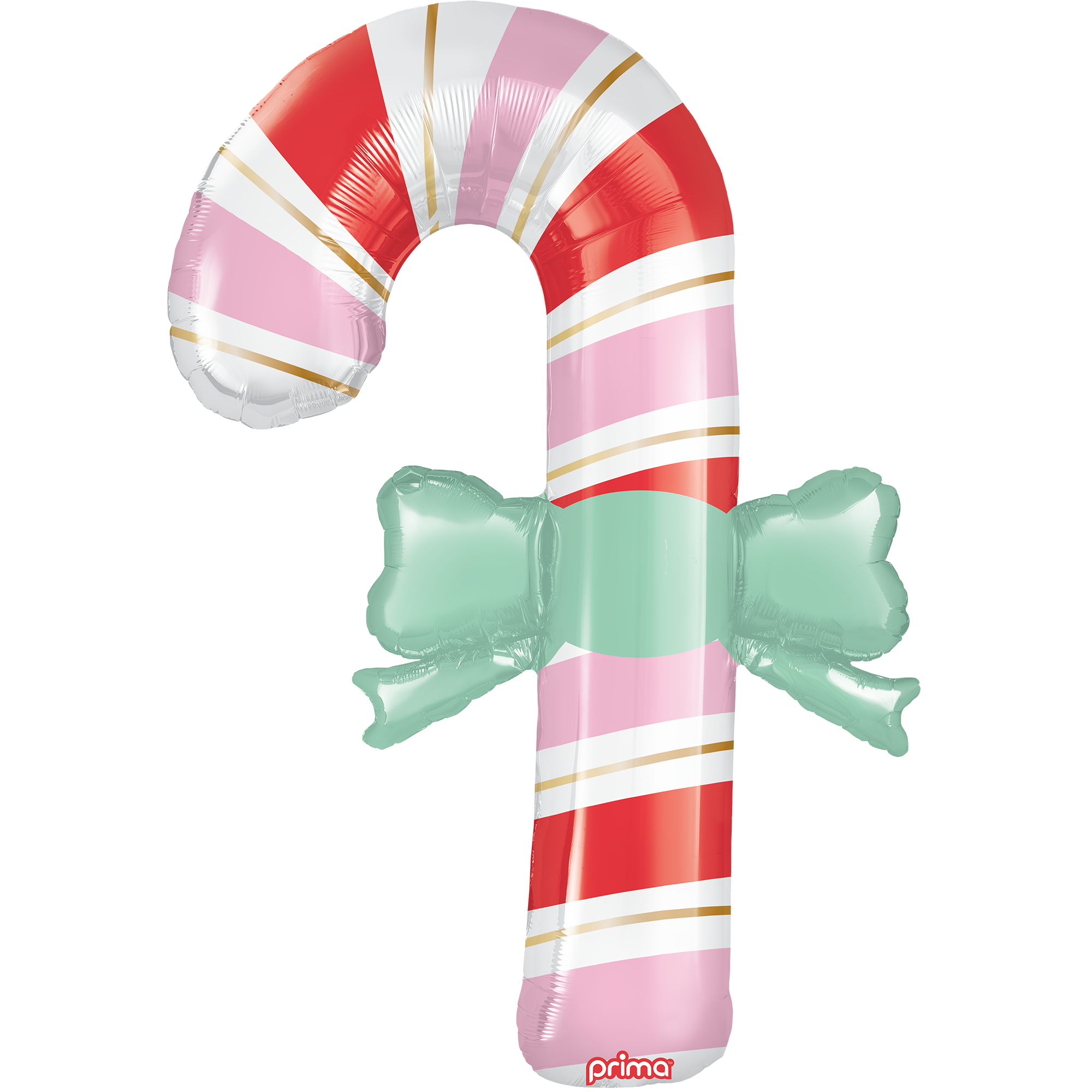 39" Candy Cane with Bow Special Shape