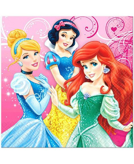 Disney Princess Lunch Napkins 16ct