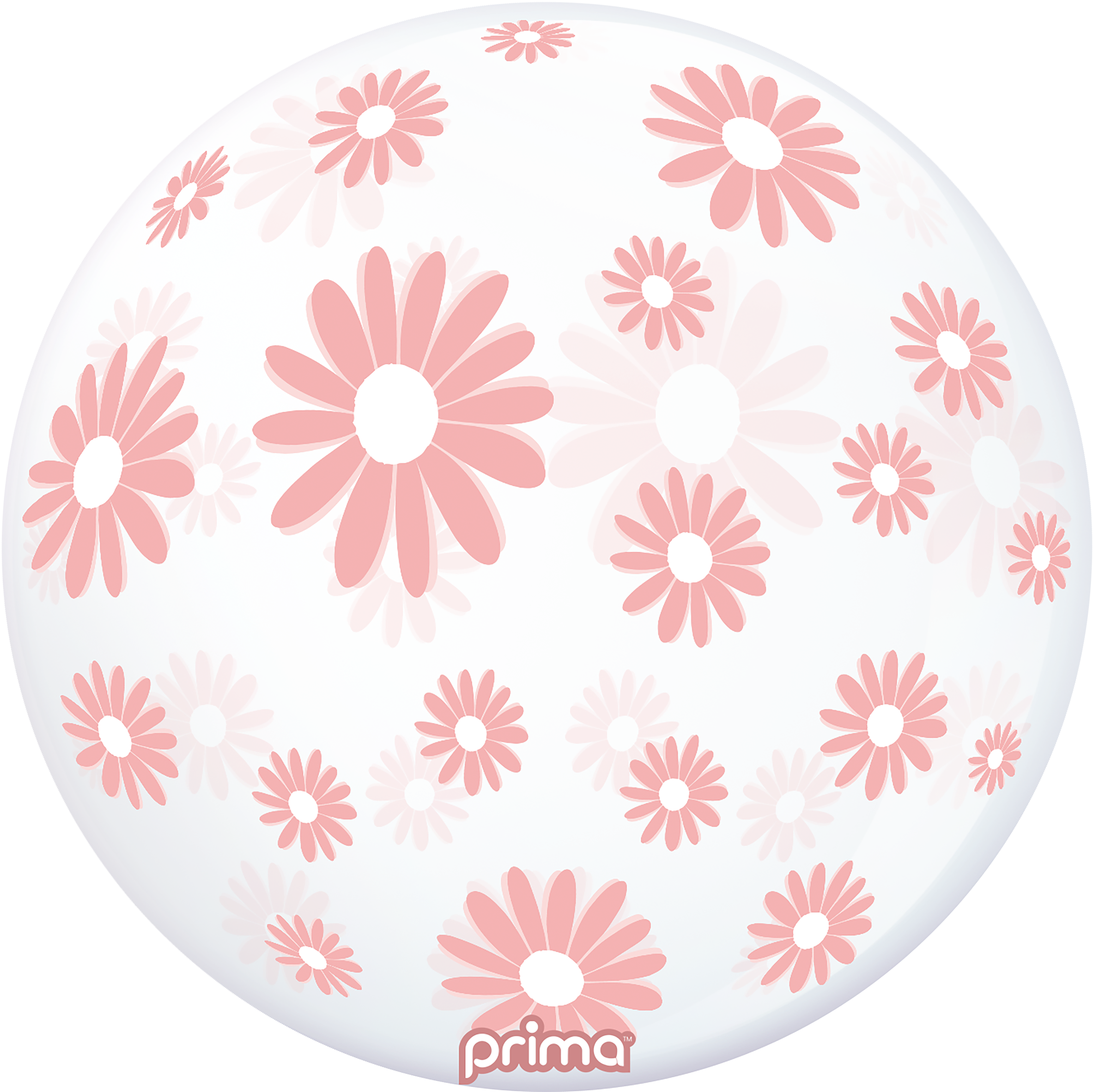 20” Light Pink Daisies Sphere